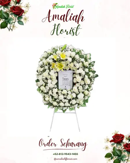 Krans Bunga Duka Semangkung